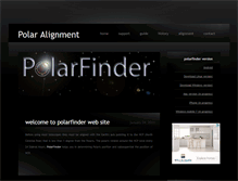 Tablet Screenshot of polarfinder.com